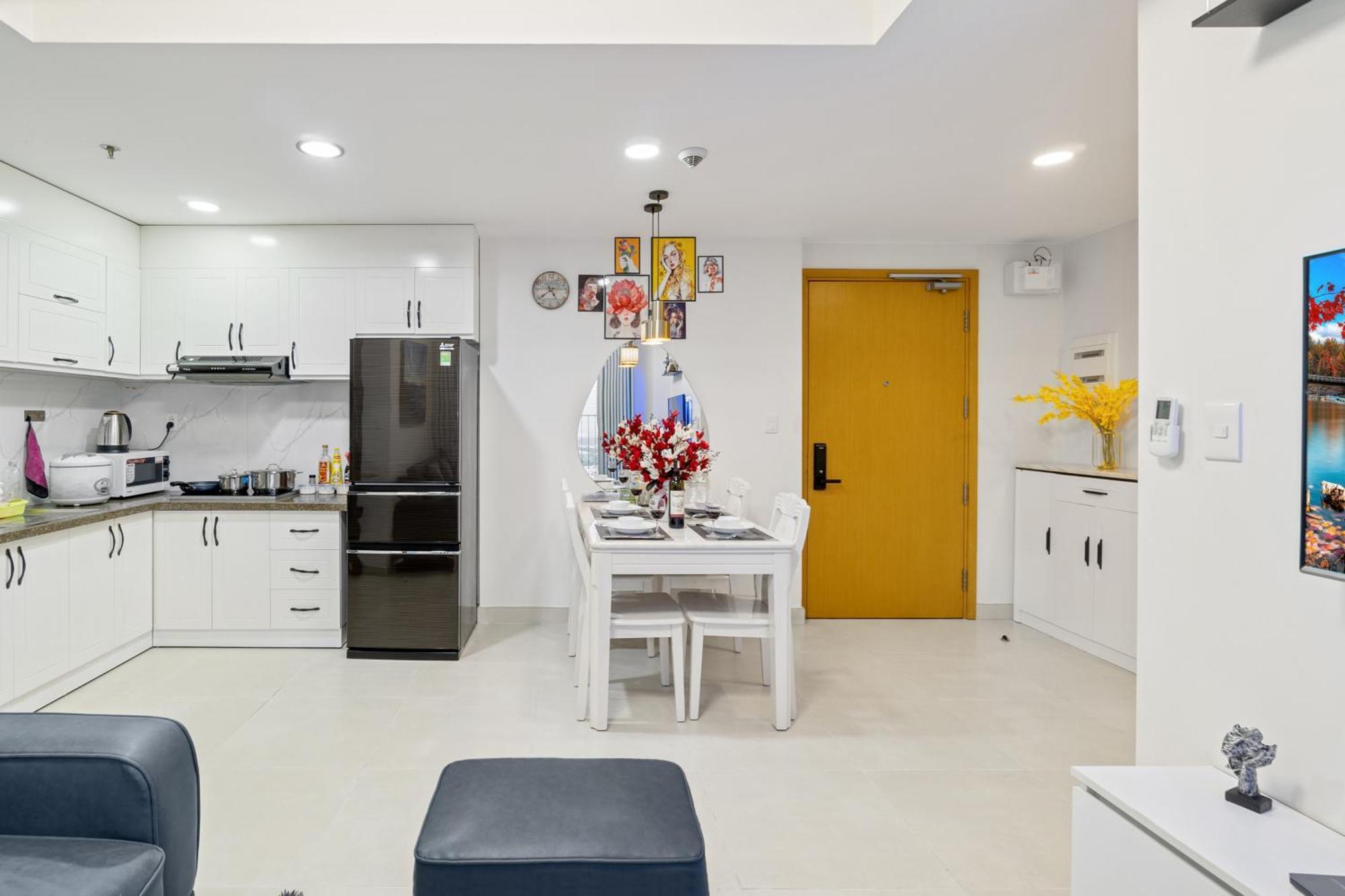Cozy 2 Bedrooms Condo In T1 Masteri Thao Dien, Fully Furnished With Full Amenities Ho Si Minh-város Kültér fotó