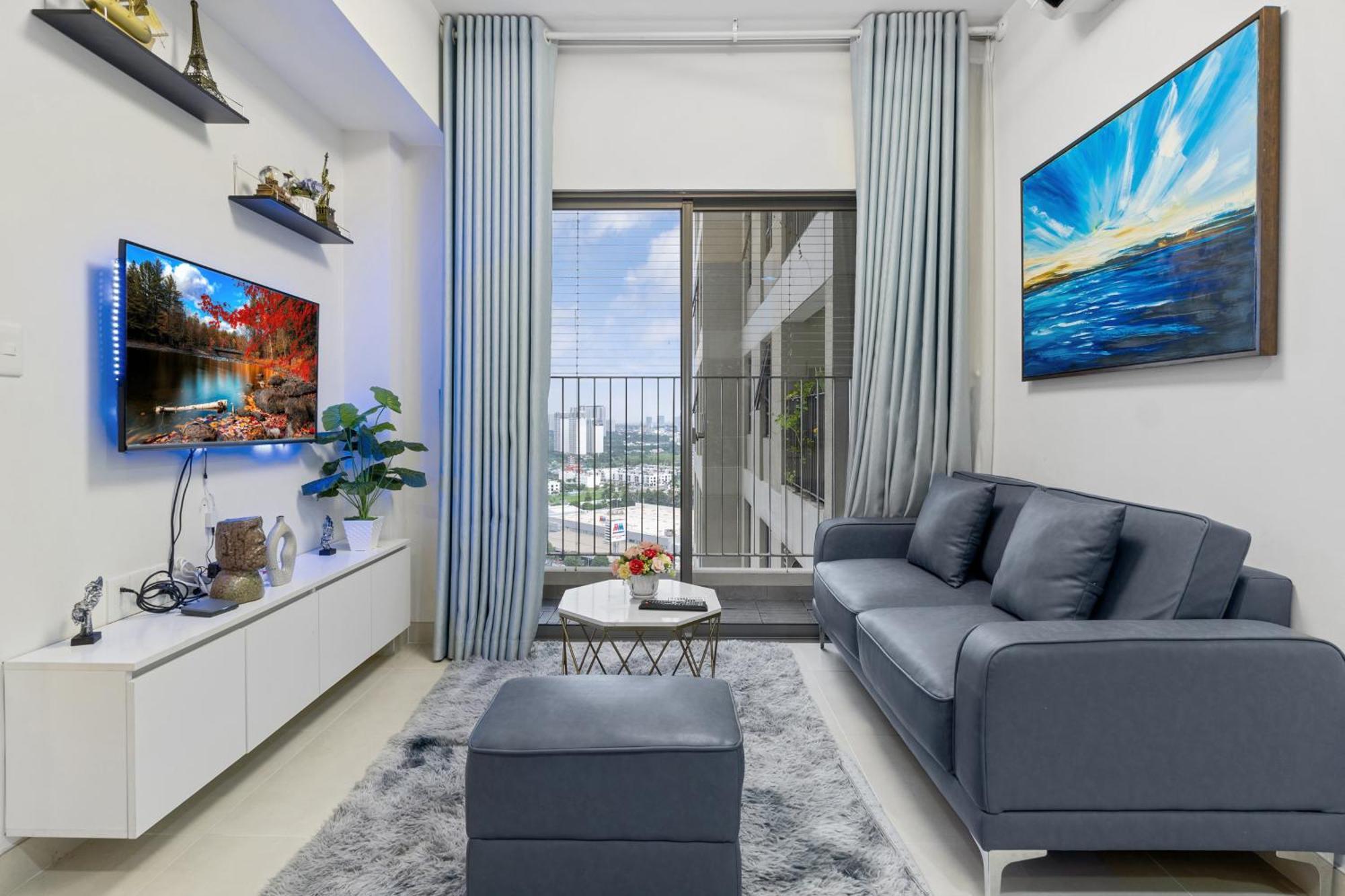 Cozy 2 Bedrooms Condo In T1 Masteri Thao Dien, Fully Furnished With Full Amenities Ho Si Minh-város Kültér fotó
